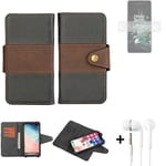 cellhone case for OnePlus Ace Pro + earphones Wallet Case Cover bumper