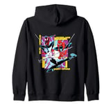 Marvel Spider-Man Miles Morales Ghost-Spider Web-Swing Trio Zip Hoodie