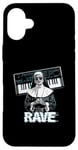 Coque pour iPhone 16 Plus Musique Techno