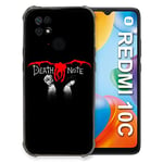 Coque pour Xiaomi Redmi 10C Manga Death Note Noir