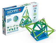 Geomag Jeux de Construction Magnétique pour Enfants - Jouets éducatifs pour Garçons et Filles 100% Recyclé - Collection Green Classic 60 pièces