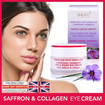 🌺 Day & Night 24H Eye Cream Saffron & Collagen Peptide Anti-Aging Dark Circle