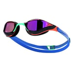 SPEEDO FASTSKIN PURE FOCUS MIRROR SWIMMING GOGGLES BLUE ORANGE PURPLE MIRROR