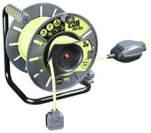 Masterplug Pro-XT 1 Socket 25+3m Cable Reel