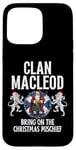 Coque pour iPhone 15 Pro Max MacLeod Clan Noël Écosse Nom de Famille Fête