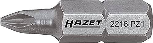 Hazet 2216-PZ3 Embout-tournevis hexagone massif 1/4'' Taille PZ3 longueur 25 mm