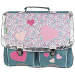 Cartable Tann's  Cartable 38  Maelle Ref 5-44266 Rose vert 35