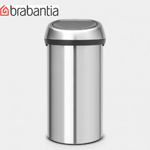 Brabantia 60 Litre Large Kitchen Touch Bin Matt Steel Removable Lid, Soft-Touch