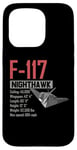 iPhone 15 Pro American Aircraft Stealth Bomber F117 Nighthawk Case