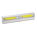 Velamp LT011 Mini Réglette LED avec Détecteur de Mouvements. Super Lumineuse Elle s'installe dans Les armoires, Cuisines, placards, remises, campign Car, Plastique, Blanc