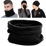 3in1 Unisexe Cache-Col Écharpe Châle Snood Tube Gros Col Polaire Ski Moto Hiver