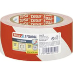 Tesa - Bande adhésive de marquage ® signal 58131-00000-01 rouge, blanc (l x l) 66 m x 50 mm caoutchouc 1 pc(s)