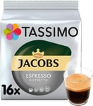 Tassimo Jacobs Espresso Ristretto Coffee Pods- 15 Packs (240 Drinks)