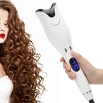 Automatic Curling Iron Wand Constant Temperature LED Display White Curling I LSO