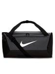 NIKE DM3976-026 NK BRSLA S DUFF - 9,5 (41L) Gym Bag Unisex Adult FLINT GREY/BLACK/WHITE Size MISC