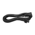 IEC320 C14 Male To C5 Female Power Cord 10A 250V Power Cable 9.8ft Flame