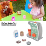 Coffee Maker Toy Wooden Mini Silmulation Pretend Coffee Maker Toy Playset For