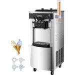 Vevor - Machine a Creme Glacee Enfant Verticale Professionnel Sorbetiere a Glace Ice Cream Machine