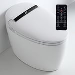 Nashi - Toilette japonaise | Toilette avec bidet | Ouverture automatique avec lumière et décharge d'eau | Citerne intégrée | Siège chauffant, eau chaude et séchage | WC intelligent | Eira New