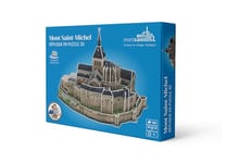 MEGABLEU - Puzzle 3D Mont Saint Michel - Puzzle Monument Célèbre France - Puzzle 3D - Puzzle Adultes et Enfants - Maquette sans Colle - Dès 7 Ans - Objet de Décoration