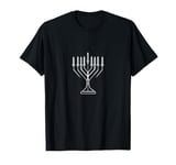 Hanukkah Jewish Menorah Candles Celebration T-Shirt