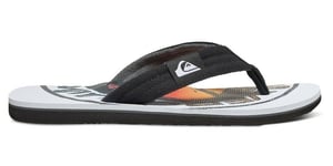 QUIKSILVER Boys Kids Molokai Layback Flip Flops Sandals White > Size UK 1 EU 33