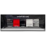 Mont Blanc Mens Miniature Set - Explorer + Platinum, Legend + Red & Spirit