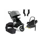 Baby Jogger City Elite 2 Duovogn inkl. Maxi-Cosi CabrioFix &  Base, Pike/Jet