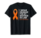 I Wear Orange for My Mother in Law Shirt | CRPS Awareness T-Shirt