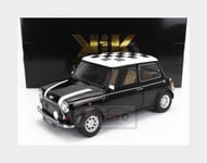 1:12 KK SCALE Mini Cooper Rhd 1992 With Chequered Flag Black White KKDC120055R