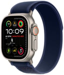 Apple Watch Ultra 2 2024 49mm Natural Blue Trail Loop - S/M