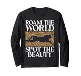 Roam the World Spot the Beauty Leopard Long Sleeve T-Shirt