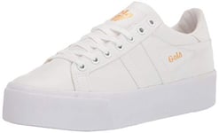 Gola Orchid Platform, Basket Femme, Blanc/ Blanc/ Blanc, EU 40