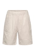 Lindex Shorts Linen Blended Beige