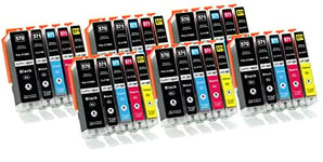 Supply Guy 30 Ink Cartridges compatible with Canon PGI-570 / CLI-571 for Canon Pixma MG5750 MG5751 MG5752 MG5753 MG6850 MG6851 MG6852 MG6853 TS5050 TS5051 TS5053 TS5055 TS6050 TS6051 TS6052