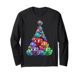 1970s Multicolor Disco Ball Christmas Tree Long Sleeve T-Shirt