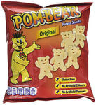 Pom-Bear ORIGINAL Crisps 19g Packs, Case of 36 - Light and Crispy Bear-Shaped Potato Snacks - Gluten free, No Artificial Colours or Flavours, Suitable for Vegetarians