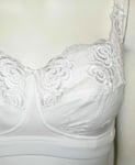 NEW 34 C WHITE POST SURGERY BRA M&S WOMAN SUPER SOFT COTTON NON WIRED