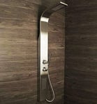 Shower Panel Column Tower w/ Body Jets Waterfall Bathroom Thermostatic Manual