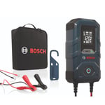 Bosch C80-Li Chargeur de Batterie Voiture 12V - 15 Ampères avec Fonction de Maintien, pour Batteries Lithium-ION, Plomb-Acide, Gel, EFB et VRLA