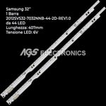 44 BARRES TV LED SAMSUNG V1GE-320SM0-R1 2012SVS32 6V