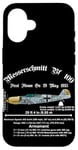 Coque pour iPhone 16 Messerschmitt Fighter Art Historic: Aviation Legends