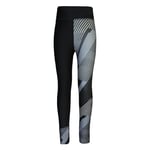 Reebok Women's Running All Over Print Leggings, Night Black, XS