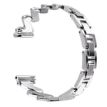 Vågigt Metallarmband Samsung Galaxy Watch 4 Classic 42mm silver