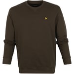 Sweat-shirt Lyle And Scott  Lyle   Scott Pull Olive Vert