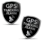 Biomar Labs 2 x 3D Gel Silicone GPS Tracking Alarm Stickers Car Motorcycle Bike Window Phone Laptop PC Tablet Door KS 72