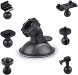 Voiture Support Caméra Embarquée,Support de Fixation à Ventouse 5 Types Adapter à 360 Degrés Angle,Support de Tableau de Bord,pour La Conduite de Caméscope GPS.[U912]