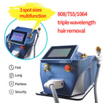 Permanent Laser 808nm Diode Body Facial Hair Removal Beauty Machine SPA Use