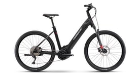 Vtc electrique haibike trekking 6 cross low shimano deore 10v 630 wh 27 5   noir 2023