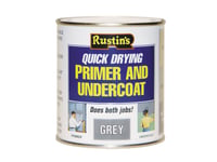 Rustins Quick Dry Primer & Undercoat Grey 1 litre